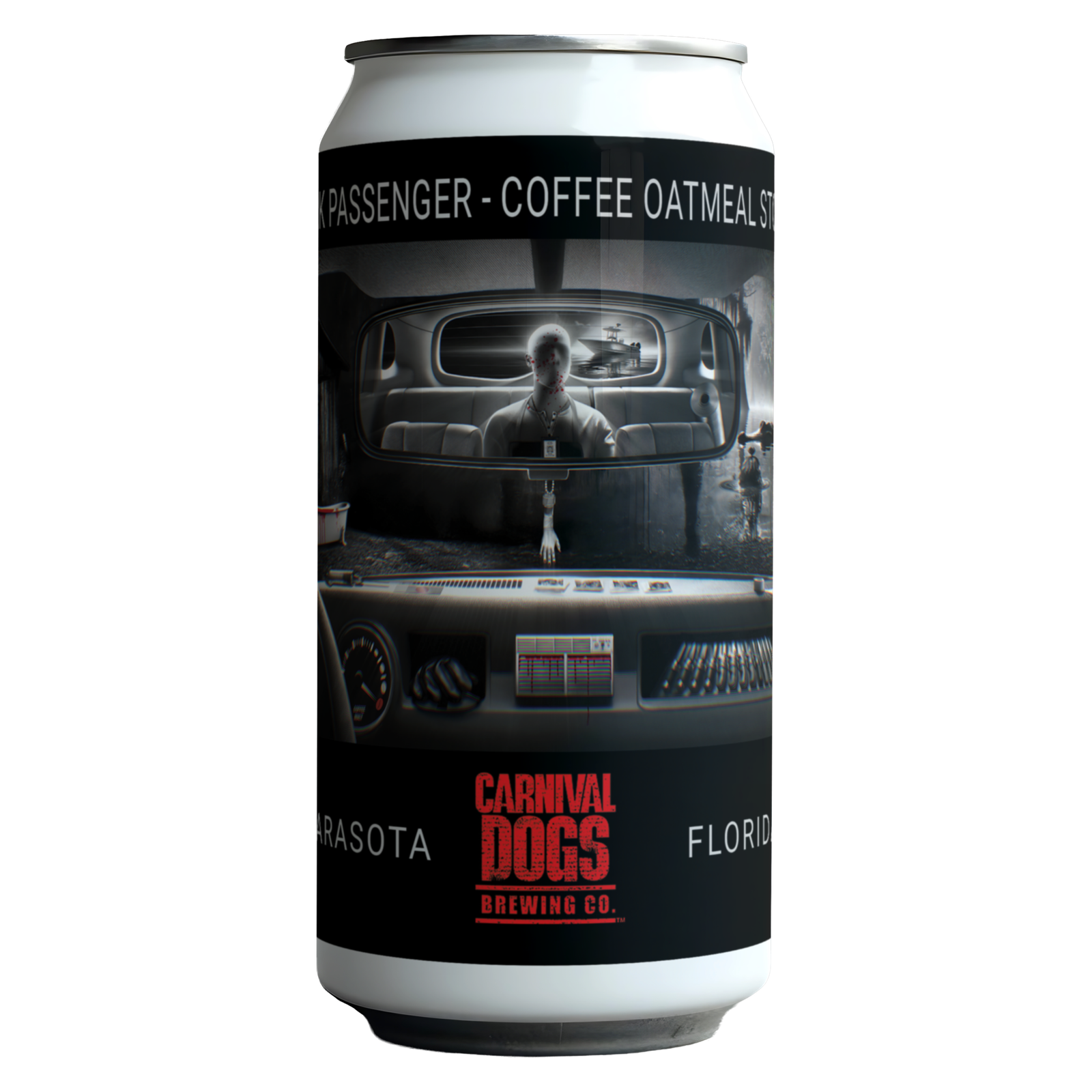 Dark Passenger Coffee Oatmeal Stout can mockup